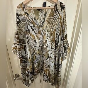 Stylish Snake Print Women's Top